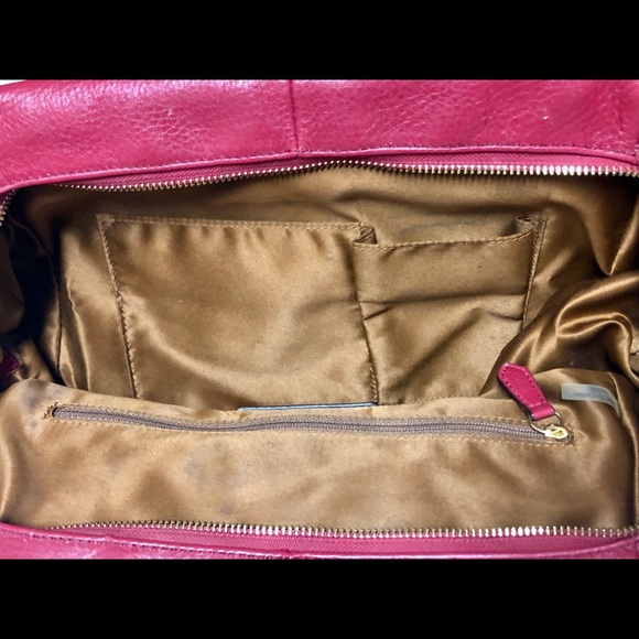 💯% Authentic COACH Red Leather Handbag - Picture 5 of 6